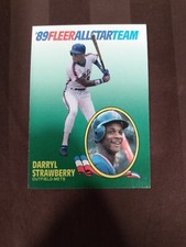Darryl Strawberry 1989 Fleer All Star Team #10