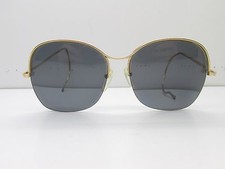 Logo Paris 110 Eyewear FRAMES 53-16-155 Gold Round Half Rimless TV6 32745