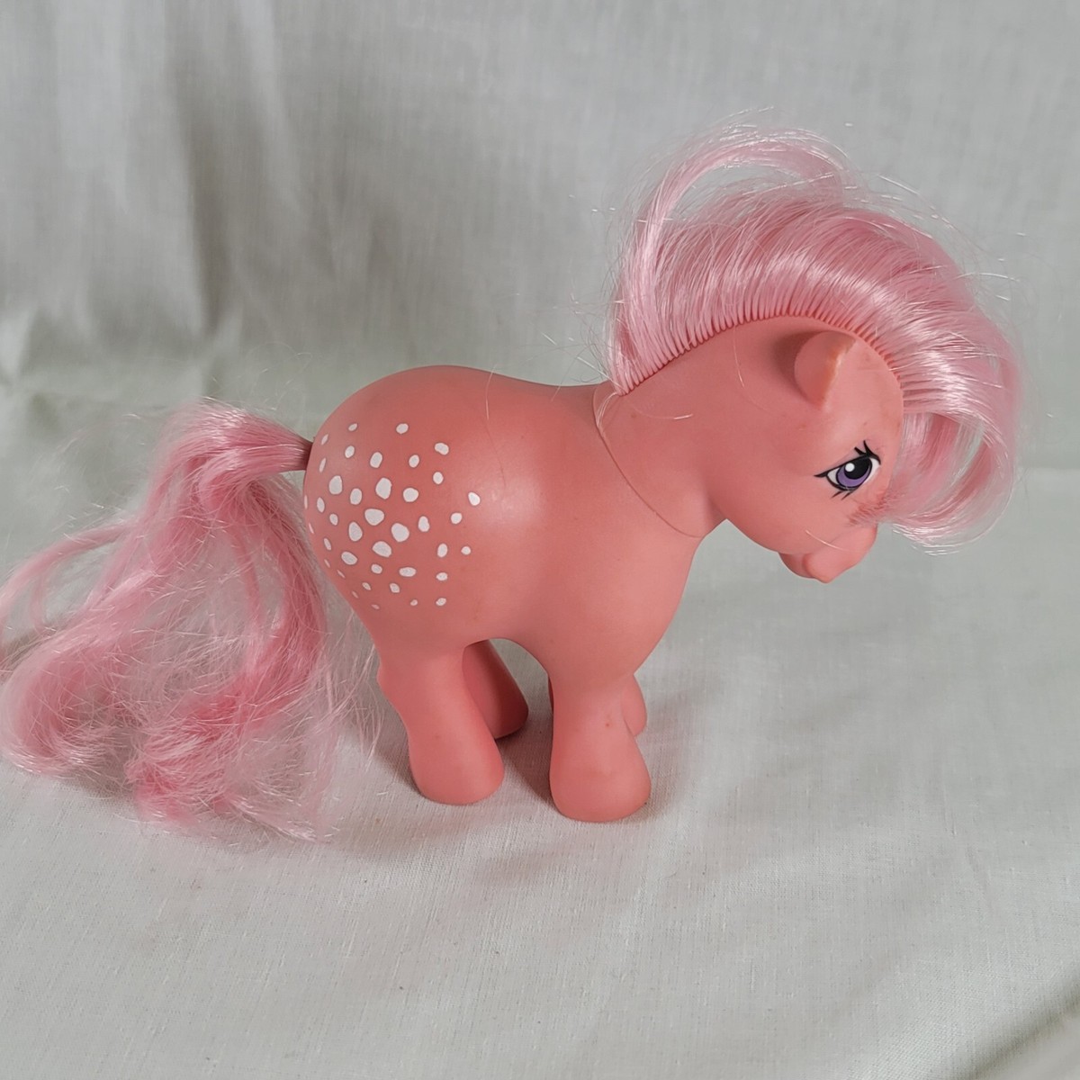 Vintage My Little Pony 1982 Cotton Candy Hasbro Pink MLP Gen One