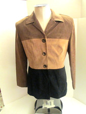 Lois Snyder Dani Max Womens 14 Jacket Multi Color 3 Button Shoulder Pads Usa