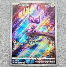 Pokemon TCG Noibat 169/159 Sv09 Journey Together Illustration Rare Holo Full Art