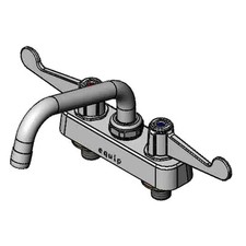 T S Brass 5F-4CWX06 Equip 4" Deck Mount Workboard Faucet w/ 6" Swing Spout
