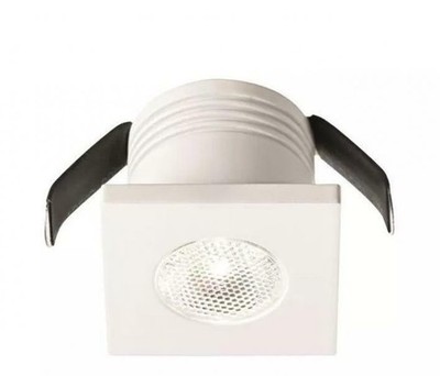 SLV DOWNUNDER PUR 80 incasso, LED, squadrato, bianco, incl