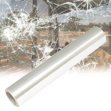 24in x 3.3ft Clear Security Window Film Self-Adhesive Glass Shatterproof 4 Mil
