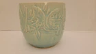 Vintage McCoy Pottery Turquoise Butterfly 4.25" Jardiniere Planter Pot NM Mark