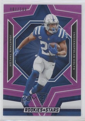 2023 Panini Rookies & Stars Purple 81/199 Jonathan Taylor #42 0s55
