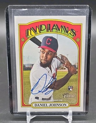 2021 Topps Heritage - Real One Autographs Daniel Johnson #ROA-DJ (AU, RC) Rookie