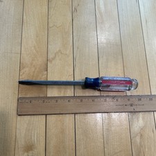 Vintage Craftsman Flat/Slotted Screwdriver 41579 T PR 5/16 Made In USA 10" long
