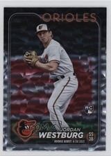 2024 Topps Update Rookie Debut Silver Crackle Foilboard Jordan Westburg 1oc2