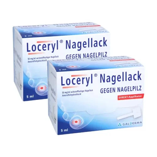 PHARMA GERKE ARZNEIMITTELVERTRIEBS GMBH Loceryl Nagellack Gegen Nagelpilz Direkt-applikat. Set (2x5ml) 2 St