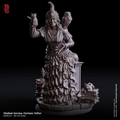Madam Serena, Fortune Teller - The Untamed Frontier - Flesh of the Gods - Wargam