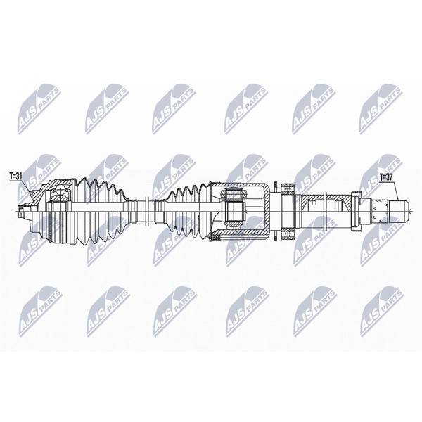 NTY NPW-BM-167 Antriebswelle-image