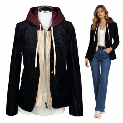 $695 New VERONICA BEARD Dickey Blazer Jacket Sz 0 Black
