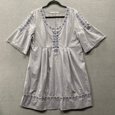 Part Two Denmark Lagenlook Tunic Top Womens 14 UK (10 US?) Embroidered Boho