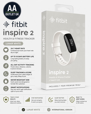 Fitbit Inspire 2 Gesundheits- & Fitnesstracker 24/7 Herzfrequenz 10 Tage Akku
