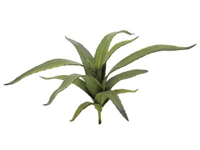 artplants Künstliche Aloe, Steckstab, grün, 65cm - Outdoor