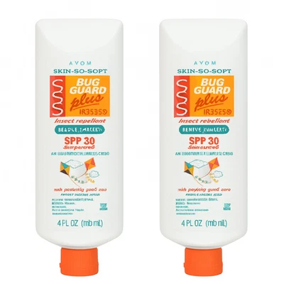 Avon Skin So Soft Bug Guard Plus IR3535® Gentle Breeze® SPF 30 Lotion 2 Pack