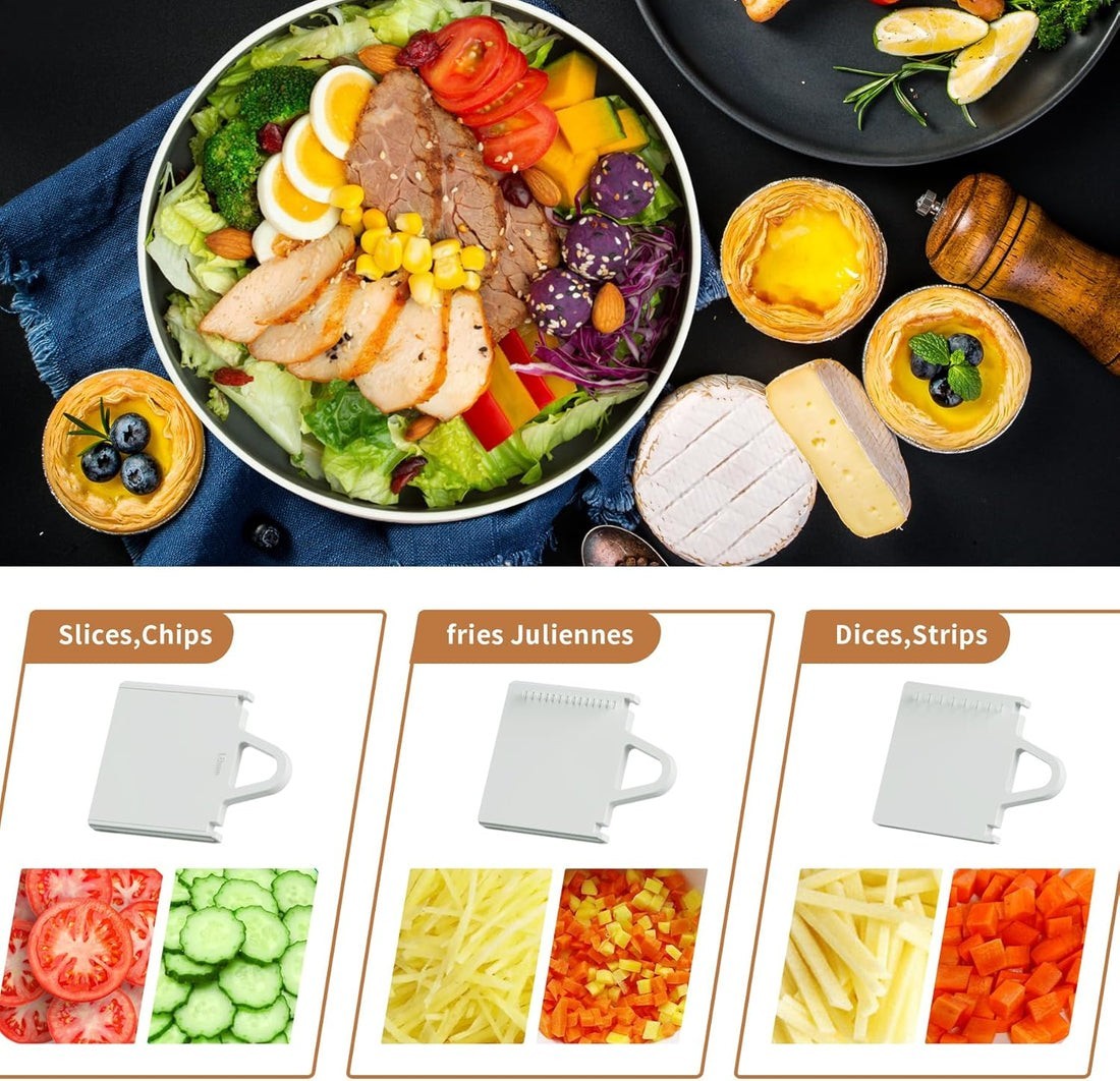 Adjustable Stainless Steel Vegetable Slicer & Chopper Multifunctional Safe Dicer