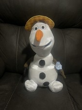 Disney Frozen OLAF Snowman 13" Plush Talking Singing Animated Just Play