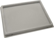 Jewelry Crafting Tray, Flocked Grey Bead Board, 11x14 Inches with Cover