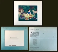 1937 SNOW WHITE Poster - Courvoisier Gallery w/ original Mailing envelope