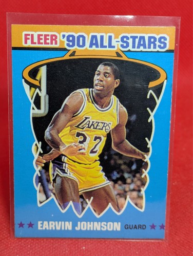 Earvin Magic Johnson #4 1990 Fleer All-Star card