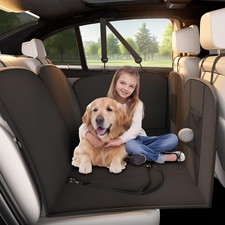 Dog Car Seat Cover for Back Seat Hard Bottom Scratch Resistant Waterproof BEBAS
