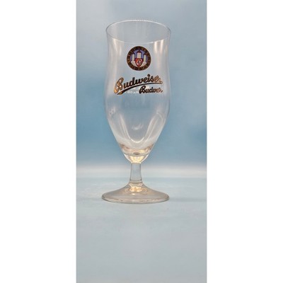 Budweiser Budvar Pokal 0,4 l altes Bierglas alt Brauerei Glas Bier