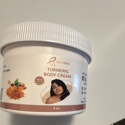 Byenblan Turmeric Extra Strong Body Cream 8 oz Moisturizer Dark Spot Unisex