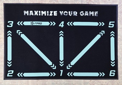 FPRO Soccer Training Mat Ball Mastery Mat Soccer Football Footstep Training Mats