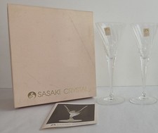 SASAKI CRYSTAL Wine Glasses (Pair, Set of 2)