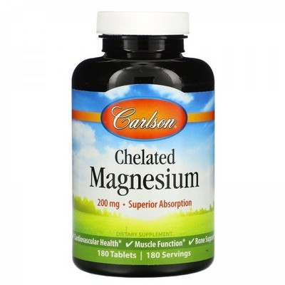 Carlson Labs Chelat-Magnesium 180 Kapseln