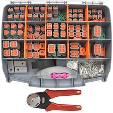 416 PCS Deutsch DT Connector Kit,2 3 4 6 8 12 Pin Automotive Connectors,With ...