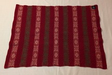 Aran Woollen Mills Christmas Baby Blanket/Throw 30 By 40 Merino Wool