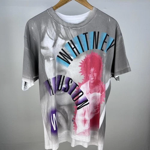 Whitney Houston aop grail 🔥🔥 1990s vintage concert t-shirt, vintage, single stitch, B+ condition