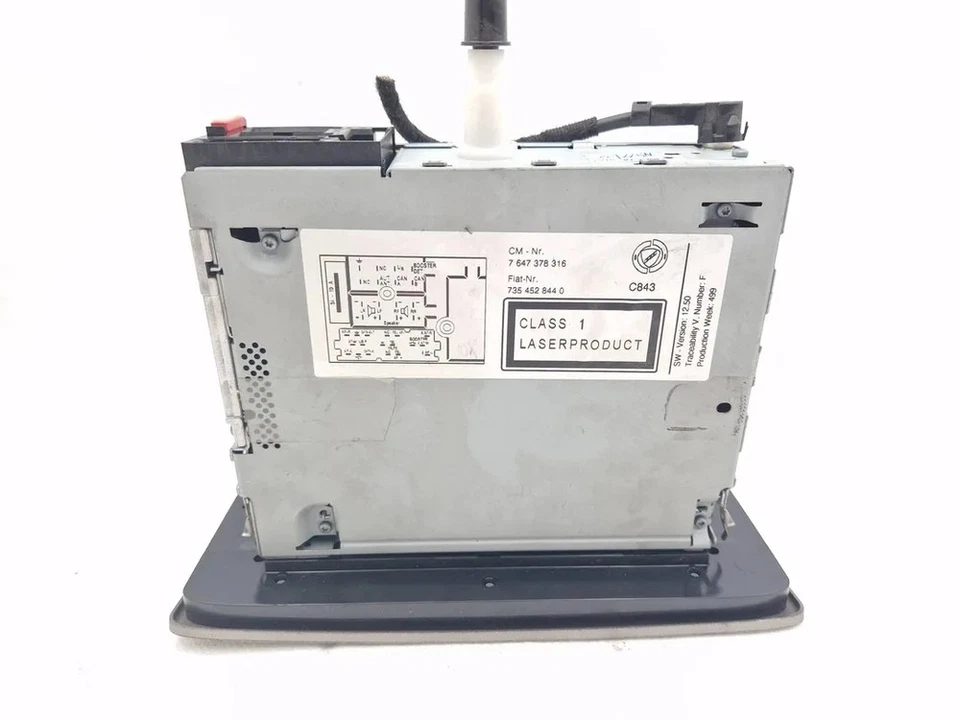 735518685 radio LANCIA MUSA (TJ) (10/07>02/11<) 1.4 16V MNV 5P/B/1368CC 2007 - Bild 3 von 4