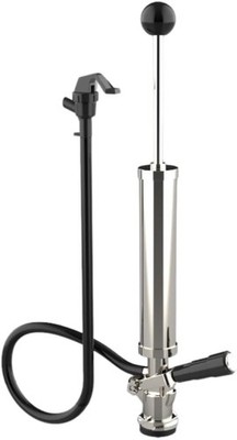 FastRack Complete D-System Keg Tap Kit with 8-Inch Party Pump, Stainless Steel