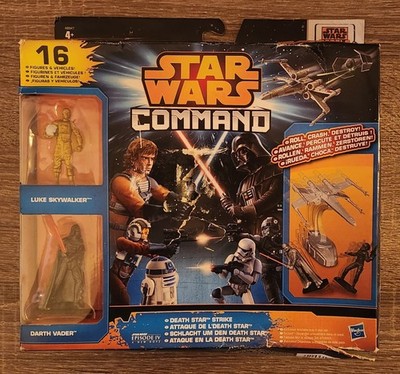 Star Wars Command Death Star Strike Actionfigur und Fahrzeug Set Hasbro. Boxed