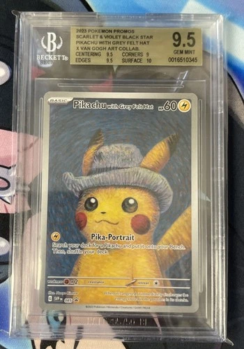 BGS 9.5 Pikachu with Grey Felt Hat Likely PSA 10 Candidate.