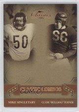 2006 Donruss Classics Classic Combos Clyde Bulldog Turner Mike Singletary 0b2