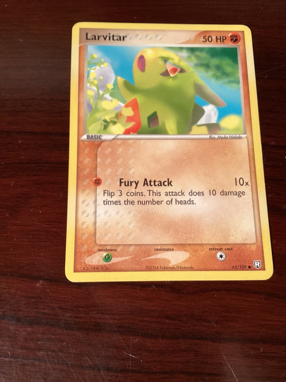 LARVITAR - 62/109 - Team Rocket Returns - Pokemon Card