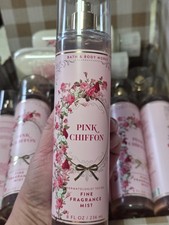 1x Bath  Body Works PINK CHIFFON Fine Fragrance MIST Spray 8 fl oz Bottle