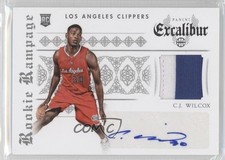 2014-15 Panini Excalibur Rookie Rampage CJ Wilcox #5 Auto 0o9
