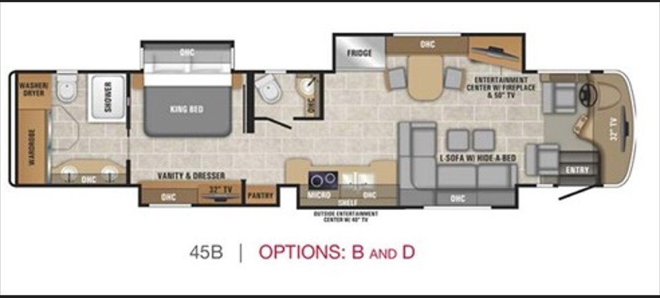 Entegra Coach Cornerstone Series M-45B 605hp Cummins One Owner Low Miles!!