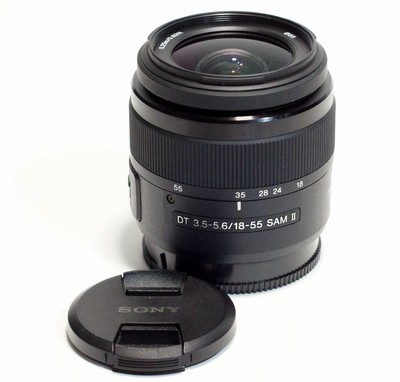 Sony DT 18-55mm f3.5-5.6 SAM II Lens SAL18552 A Mount #504