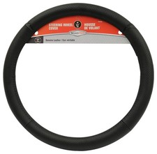 Roadpro Rpsw3006 18 Genuine Leather Steering Wheel Cover Black Perforated