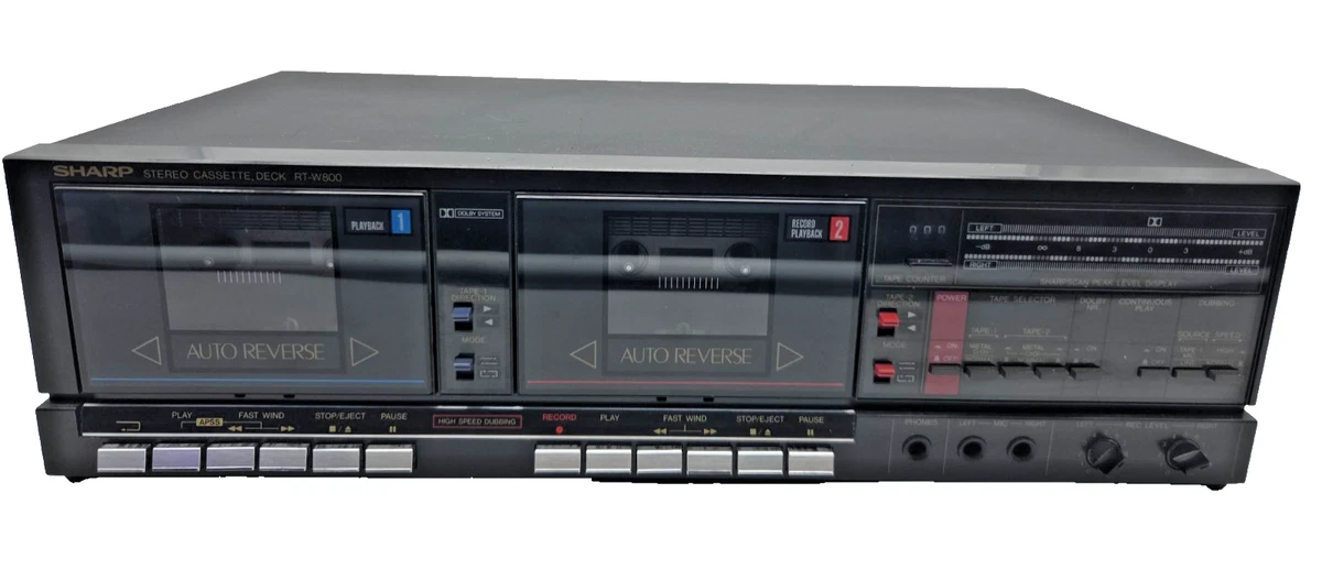 『新品』　SHARP シンクロ カセットテープレコーダー　RD-670AV1 Sharp Vintage Cassette Decks for sale - eBay
