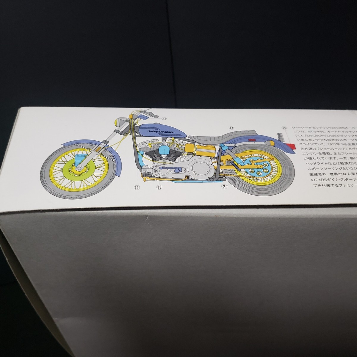 NEW TAMIYA #16039 1/6 HARLEY DAVIDSON FXE1200 SUPER GLIDE OPEN BOX