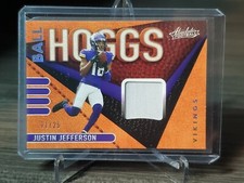 2021 Absolute JUSTIN JEFFERSON Ball Hoggs PRIME /25 Memorabilia Relic #BH3