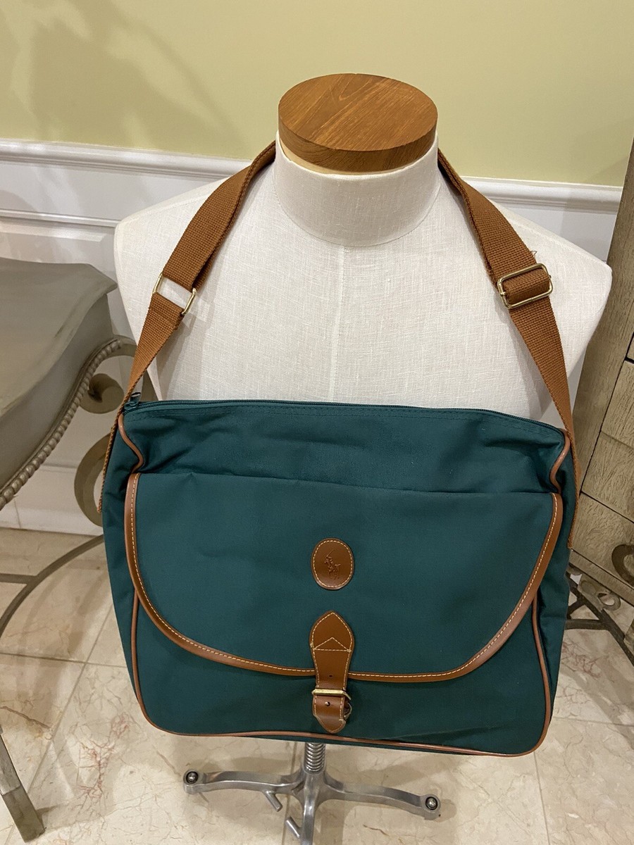 Vintage Ralph Lauren Polo 80s Messenger Briefcase Travel Bag | eBay